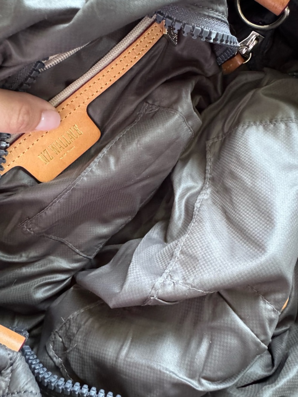 MZ Wallace Metro Large Tote in Gray - Picture 9 of 15